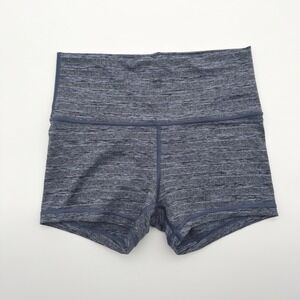 Ivivva Lululemon Girls Size 12 Heathered Blue Space Dye Athletic Shorts
